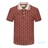 2023-MEN's Polo Shirt Business Collar T-shirt TIDE 2023 NYA SUMMER POYS PORT TREND Märke stor storlek Fat Short Sleeve