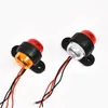 2PCS LED Side Marker Camion Remorque Feux Position Lampe Camion Tracteur Feux De Dégagement Parking Ampoule Rouge Blanc Ambre Rouge Jaune Blanc Lumière