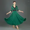 Bühnenkleidung, Ballsaal, Wettbewerbskleider, Performance, Tanz, High-End-Abend-Partykleid, Walzer, Jazz, Tango-Outfits, langer Rock für Damen