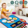 Novelty Games Children's early education toys Learning Floor Blanket Birthday Gifts for Boys Girls piano blankets drums Montessori toys 230517