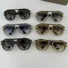 Złoto Złoto/Brown Surowane okulary przeciwsłoneczne Mężczyźni Kobiety Summer Hase Sunnies Gafas de Sol Sonnenbrille Sun Shades Uv400 Oczoce z pudełkiem