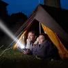 Zaklampen Torches Ultra heldere zaklamp 3Mode USB oplaadbare batterij Torch lantaarn voor waterdichte waterdichte camping vissen wandelverlichtingslamp P230517