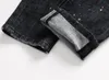 DSQ Slim Black Black Men's Jeans Cool Guy Jeans Hole Classic Hip Hop Rock Moto Casual Design Distressed Denim DSQ2 Jeans 386