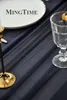 Corredor de mesa Sheer chiffon luxuoso sólido colorido runner azul rústico boho festa de casamento chuveiro de noiva Home Decoração de Natal 230517