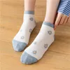 Socken Strumpfwaren Cartoon Print Süße Socken Lässige Mode Japanische Kurze Socken Frauen Süße Mädchen Baumwolle Atmungsaktive Low Cut Knöchelsocken Sox P230517