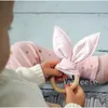 Party Favor 27 Kolor Baby ząbek trening zabawek do żucia Zabawki Rabbit Uch Ear Dot Drukuj Zęby Kreskówki Króliczki Soothers Teether T9i002311