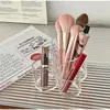 Boîtes de rangement acrylique porte-cosmétique pinceaux de maquillage rouge à lèvres boîte à crayons à sourcils étui à maquillage support de Table organisateur stylo conteneur