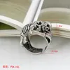 12Pcs Fashion New Ghost Hand Skeleton Head Eagle Claw Open Ring Regolabile Christmas Men Women's Accessories