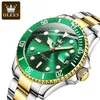 Zegarek zegarki olevs kwarcowe zegarki Top marka luksusowy biznesowy wodoodporny Luminous Large Dial Men na rękę zegarek ze zegarem ze stali nierdzewnej 230517