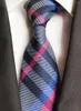 Bow Ties ricnais lüks 8cm erkekler klasik kravat ipek jacquard cravatta çiçek ekose kravat çizgili adam iş düğün aksesuarları