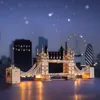 3D -pussel Robotime 3D Träpusselspel Big Ben Tower Bridge Pagod Byggnadsmodellleksaker för barn Barn födelsedagspresent 230516