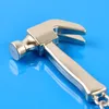 200 % Mini Metal Keychain Persoonlijkheid Klauw Hammer Pendant Model Claw Hammer Key Chain Ring Party Gunsten