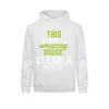 Heren Hoodies Dit geweldige huis grappige schoonmaakmeisje Schone humor lange mouw Europe Sportswears grafische buiten sweatshirts