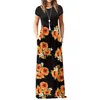 2023 Casual Dresses Floral Long Dress for Women Summer Clothing Elegante Evening Vestidos Para Mujer Robe Femme