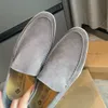 23S Luxus-Designer-LP-Männer-Freizeitschuhe, Sommer-Walk-Wildleder-Loafer, weiches Kuh-Kalbsleder, Gummisohle, leichter Komfort, Herren-Loafer zum Hineinschlüpfen mit Box