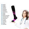 Socken Strumpfwaren 58 Stile Unisex-Kompressionssocken Männer Frauen Laufen Radfahren Sportsocken für Ödeme Diabetes Krampfadern Happy Socks P230517