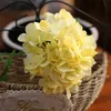 Home Party Decorative Flowers Artificial Hydrangea Flower 47cm Fake Silk Single Real Touch Hydrangeas for Wedding Centerpieces LT439