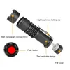 Ficklampor facklor E5 LED Ultraviolet ficklampa Ljus Portable Mini Zoom UV Lighting Torch Light Ficklight Ultraviolet Detector 365/395Nm Lamp P230517