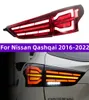 Car Wanillight ل Nissan Qashqai 20 16-20 22 مصابيح الذيل تسلسل الإشارة الإشارة إلى فرامل السيارات مجموعة الإضاءة.