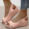 Sandals Sandal Wanita Musim Panas 2023 Hak Sepatu cujas Elegan Sandalias Mujer Untuk Alas Kaki Wedge 230517