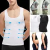 Mäns kroppsformar Mens Mens Slimming Shaper Vest Shirt ABS Abdomen Compression för att dölja Gynecomastia Moobs Workout Tank Tops undertröjor