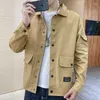 Jackets masculinos Casual Casual Casual Spring e Autumn Casaco de trabalho coreano Jaqueta de trabalho 2023 Camisa Punk Rave Tactical Factory