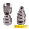 Gr2 Titanium unha Domless 6 em 1 10 mm 14mm 18mm de articulação e mulher universal conveniente para bongos de vidro tubos de água