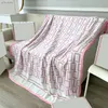 بطانيات مصممة كلاسيكية أريكة أريكة سرير غطاء الفانيلا دافئ رمي بطانية أربعة مواسم ناعمة غامض أفخم بطانية الصوف
