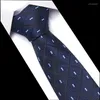 Bow Ties High Quality Drop 7.5 Cm Mix Colors Silk Gravatas Men Tie Brown Clothing Accessories Male Polka Dot April Fool's Day