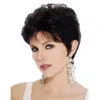 Free Shipping For New Fashion Items In Stock Short Curly Lace Wig Elderly Women Lightweight Breathable Natural Looking Hairpiece