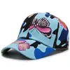 Top kapakları yeni varış beyzbol kapak yaprağı kelebek baskı erkekler kadınlar snapback açık hava spor güneş gölge vizör kamyoncu baba şapka casquette ep0102 aa220517