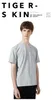 Men's T Shirts 2023 Minimalist Fashion Grey Blue Short Sleeve T-shirt / RGB Light Elastic