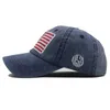 Ball Caps Men Mulheres Baseball Cap USA American Flag Bordado Snapback Tático Exército Hip Hop Esportes ao ar livre Papai militar Hat Gorras EP0178 AA220517