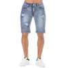 Jeans pour hommes 58 # hommes pantalons d'été mode décontracté déchiré personnalité rétro haute Stretch Denim vêtements pantalons Hombre