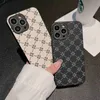 Fundas de teléfono de cuero de diseñador de lujo para iPhone 14 13 Pro Max 11 12 13 Mini 7 8 Plus X XS XR XSMAX Funda de TPU con estampado floral de moda L0009