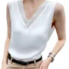 Women's Blouses Stylish Women's Summer Tops Comfy Bottoming Shirt Cool Down Polyester Ladies Vest Workwear