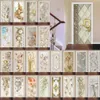 Other Decorative Stickers 3D Stiker Dekorasi Pintu Emas Marmer Garis Abstrak Sederhana Wallpaper Bunga untuk Ruang Tamu Rumah Seni Kamar Tidur 230517