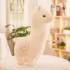 25 cm mooie alpaca pluche speelgoed Japanse alpaca zacht gevulde schattige 6 kleuren schapen lama dieren poppen slaapkussen huisbed decor jongen en meisje cadeau