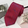 Бабочка галстуки 8 см красный жаккардовый галстук на молнию