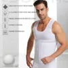 Herrkroppsskalar Försäljning Mens Compression Shirt Slimming Shaper Vest Fitness Workout Tank Tops ABS ABDOMEN Underdirts Män