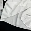 Женская футболка Дизайнерские летние женские футболки из 100% хлопка Топы с вышивкой с буквами для девочек Винтажная укороченная взлетно-посадочная полоса Пуловер с коротким рукавом Рубашка Блузка UXN1