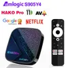 HAKO Pro Amlogic S905Y4 B 2GB 4GB 16GB 32GB 64GB 100M LAN 2,4G 5G Dual Wifi  BT5.0 4K HDR Dispositivo De TV Inteligente Android 11 De 44,39 €