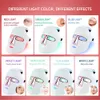 Appareils de soins du visage Sans fil 7 couleurs Visage Masque LED Traitement Pon Masque de beauté facial Rajeunissement de la peau Anti-acné Rides Visage Soins de la peau Charge USB 230517