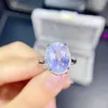 Cluster Rings KJJEAXCMY Fine Jewelry S925 Sterling Silver Inlaid Natural Amethyst Girl Noble Ring Support Test Chinese Style Selling