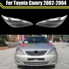 Auto Lente Del Faro Per Toyota Camry 2002-2004 Faro Caps Sostituzione Anteriore Auto Borsette Copertura Testa Della Lampada Luce di Vetro caso