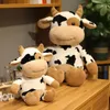 Mignon Habi petit taureau poupée année du boeuf poupée décoration Simulation mignon animal de compagnie vache poupée en peluche jouet en gros