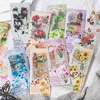 Gift Wrap Vintage Butterfly Floral Collage Hand Ledger Decorative 10 PCS Stickers Craft DIY Handmade Scrapbooking Supplies