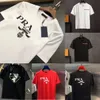 Designer T-shirts för män Sommar Casual man Dam Lösa T-shirts Mode Bomull Casual Med bokstävertryck Korta ärmar Toppsäljning Lyxiga Streetwear Storlek S-XXXXL PRAS#
