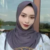 Vêtements ethniques Pulling Style Musulman Femmes Filles Sports Scolaires Instant Soft Hijabs