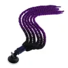 Motorcycle Helmets Helmet Decorate Braids/Ponytail Purple Gradient Hair W/ Suction Cup